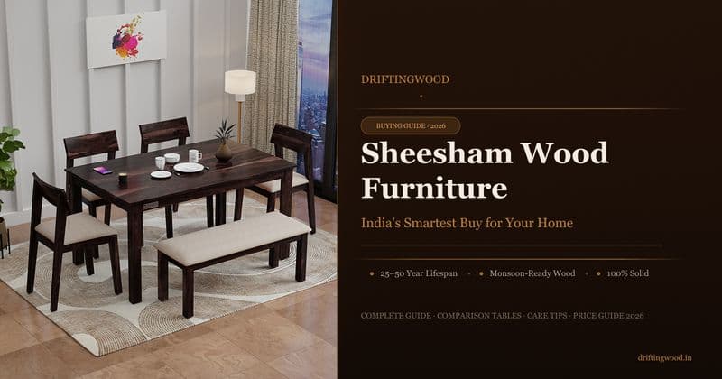 Sheesham Wood Furniture: Why It's India's Smartest Buy for Your Home (2026 Guide)