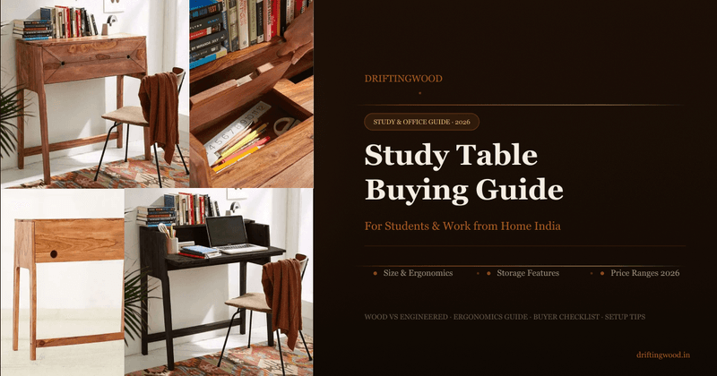 Study Table for Home: Complete Buying Guide for Students and Work from Home (2026)