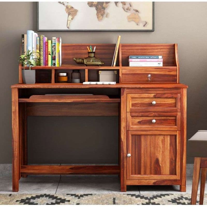 Saviyo Study Table in Honey Finish