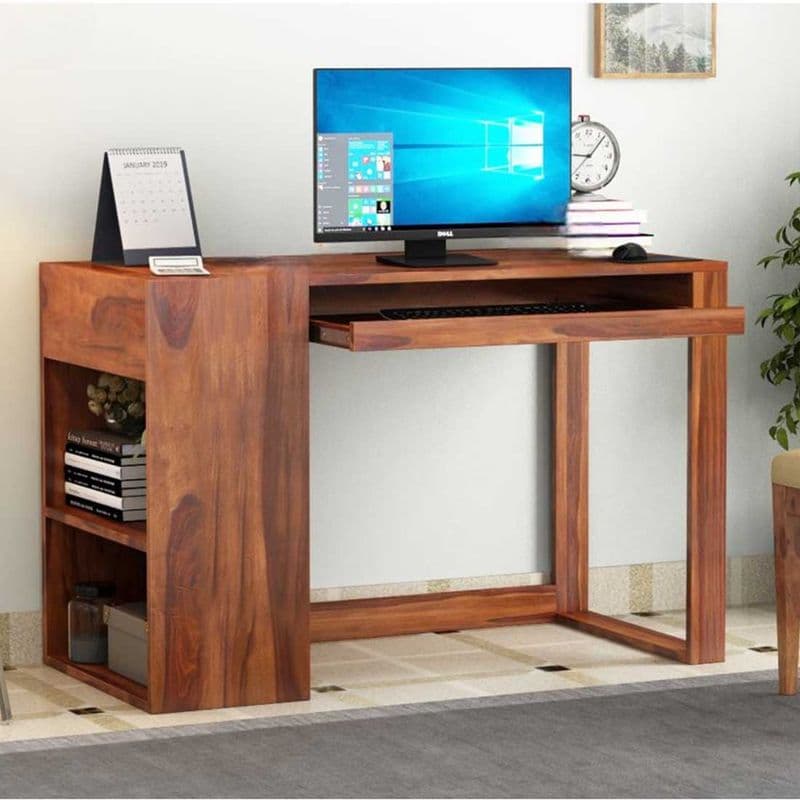 Alphana Study Table in Honey Finish